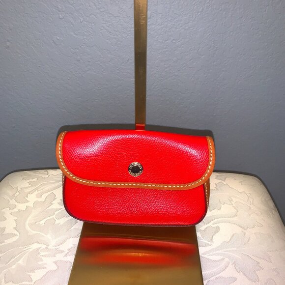 Dooney & Bourke Leather Wristlet - Red - Picture 1 of 5